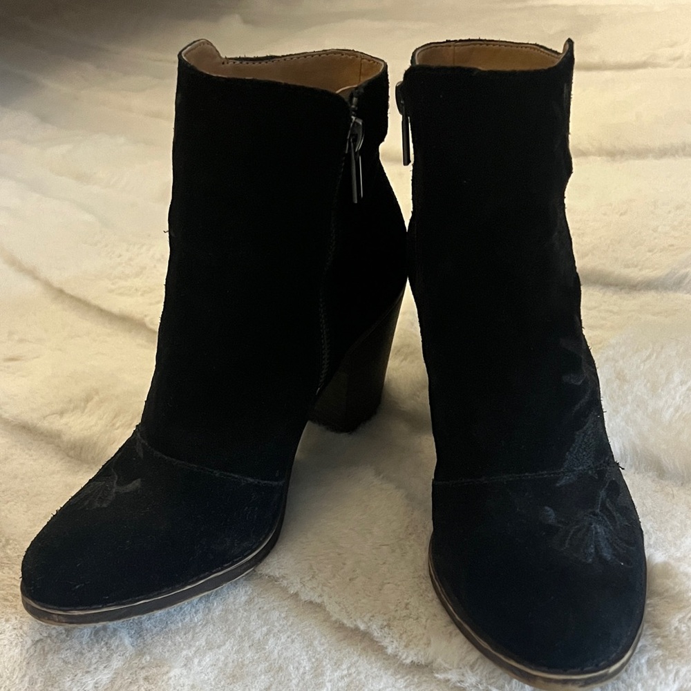 🍀 LUCKY BRAND - Chic Black Ankle Boots